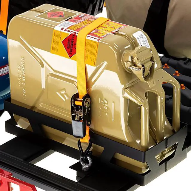 Alt view image 2 of 4 - ARB 1780330 Base Rack Jerry Can Mount 4x4 Accessories Single - Horizontal, Allows Easy Fitment Jerry cans to Your Base Rack