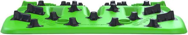 Alt view image 5 of 7 - TRED PRO TREDPROGR Recovery Boards Traction Tracks with Teeth, EXOTRED Composite Construction SIPE-LOCK Grip Profile. Ideal for unstocking your 4x4 vehicle Green / Black