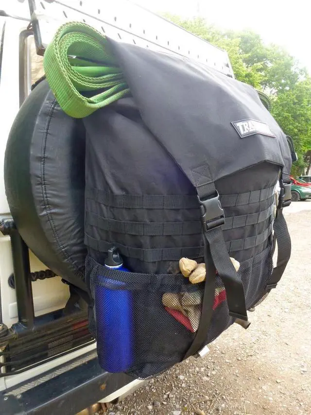 Alt view image 3 of 7 - Trasharoo Spare Tire Trash Bag BLACK