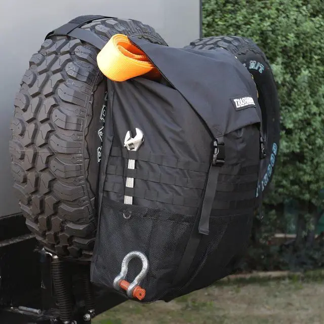 Alt view image 5 of 7 - Trasharoo Spare Tire Trash Bag BLACK