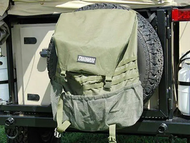 Alt view image 2 of 7 - Trasharoo Spare Tire Trash Bag Green