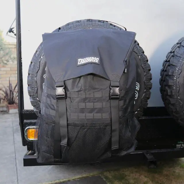 Alt view image 6 of 7 - Trasharoo Spare Tire Trash Bag BLACK