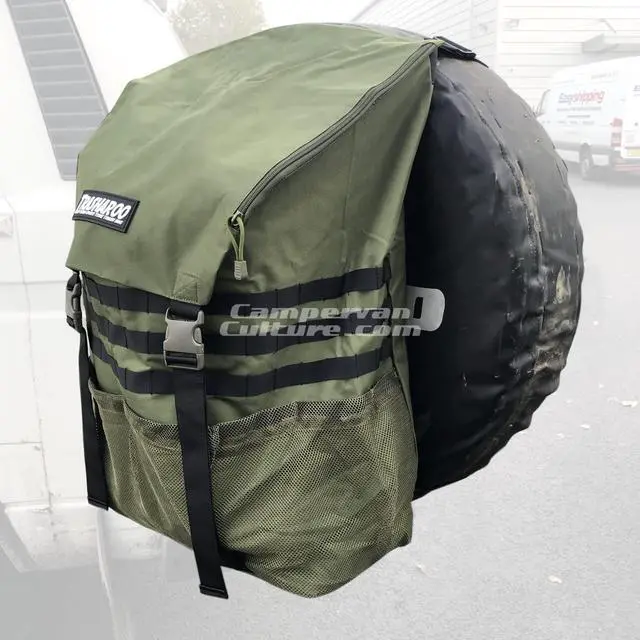 Alt view image 5 of 7 - Trasharoo Spare Tire Trash Bag Green
