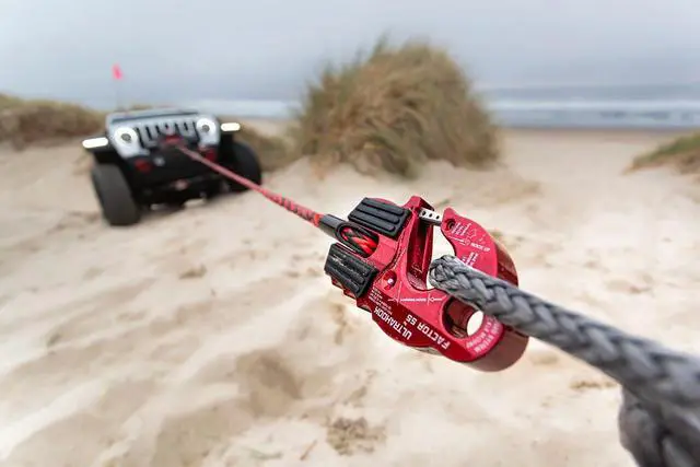 Alt view image 6 of 6 - Factor 55 00250-03 Ultrahook Winch Hook Closed System Shackle Max Load 16,000 lbs ULT Strength Shackle Pin Mount 48,000 lbs Offroad 4x4 Adventure Yellow