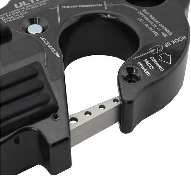 Alt view image 2 of 5 - Factor 55 00250-04 Ultrahook Winch Hook Closed System Shackle Max Load 16,000 lbs ULT Strength Shackle Pin Mount 48,000 lbs Offroad 4x4 Adventure Black