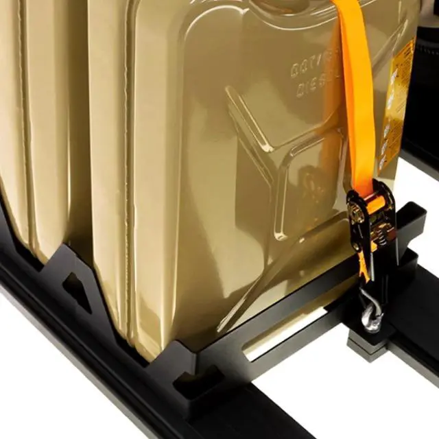 Alt view image 3 of 4 - ARB 1780340 Base Rack Jerry Can Mount 4x4 Accessories Double - Vertical, Allows Easy Fitment Jerry cans to Your Base Rack.