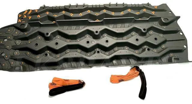 Alt view image 4 of 7 - ARB TREDPROMGO Vehicle Recovery Boards Traction Tracks and Extraction Device for Off-Road Mud, Sand, & Snow(Grey/Orange)
