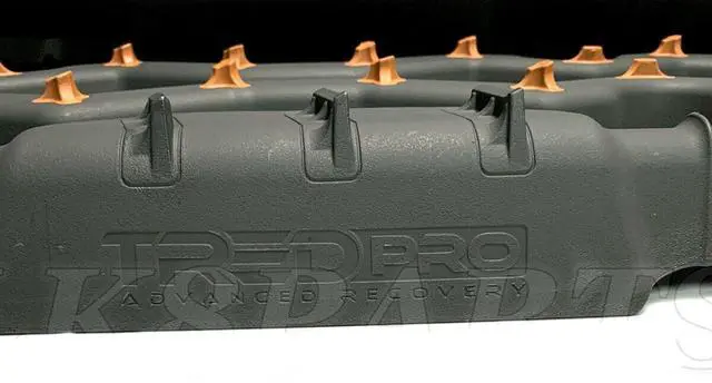 Alt view image 5 of 7 - ARB TREDPROMGO Vehicle Recovery Boards Traction Tracks and Extraction Device for Off-Road Mud, Sand, & Snow(Grey/Orange)