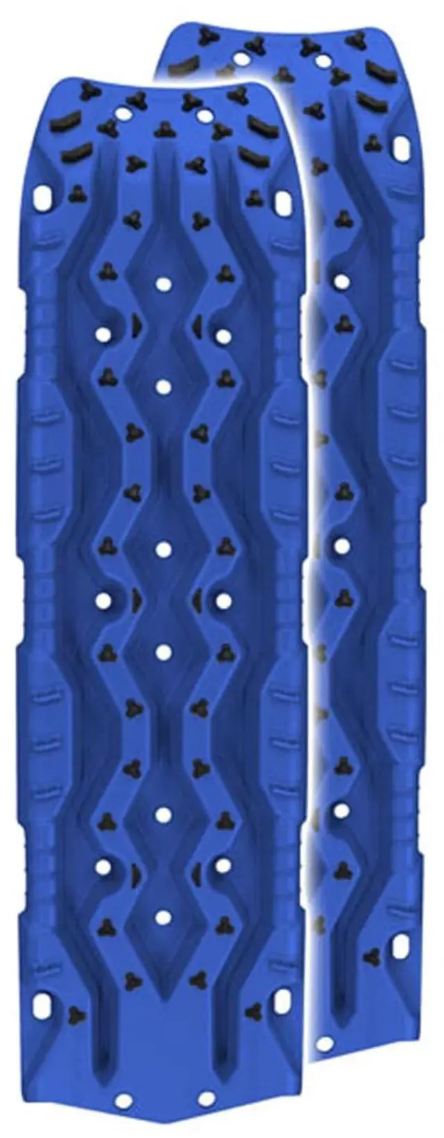 Alt view image 2 of 7 - TRED PRO TREDPROBU Recovery Boards Traction Tracks with Teeth, EXOTRED Composite Construction SIPE-LOCK Grip Profile. Ideal for unstocking your 4x4 vehicle Blue / Black