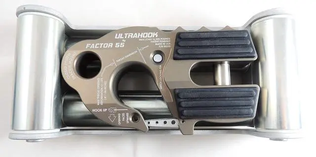 Alt view image 4 of 7 - Factor 55 00250-06 Ultrahook Winch Hook Closed System Shackle Max Load 16,000 lbs ULT Strength Shackle Pin Mount 48,000 lbs Offroad 4x4 Adventure Gray