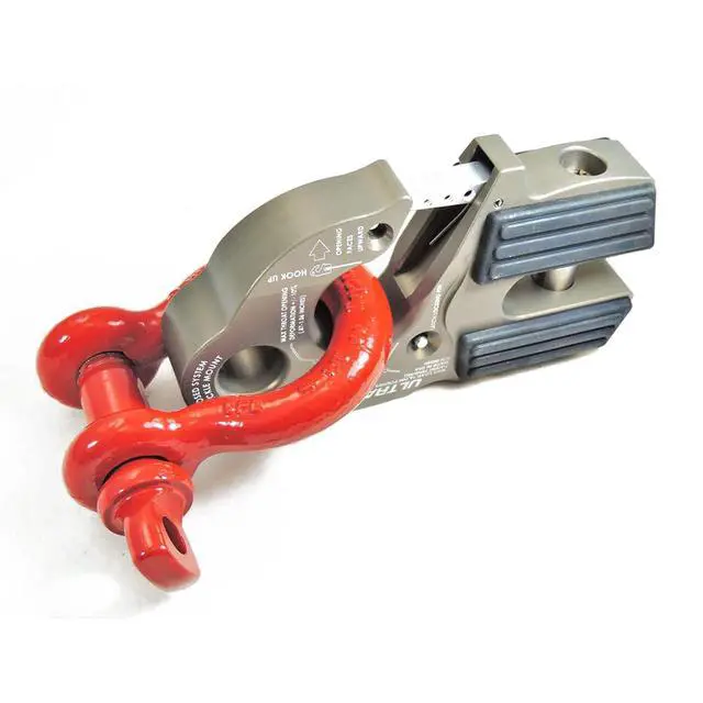 Alt view image 5 of 7 - Factor 55 00250-06 Ultrahook Winch Hook Closed System Shackle Max Load 16,000 lbs ULT Strength Shackle Pin Mount 48,000 lbs Offroad 4x4 Adventure Gray
