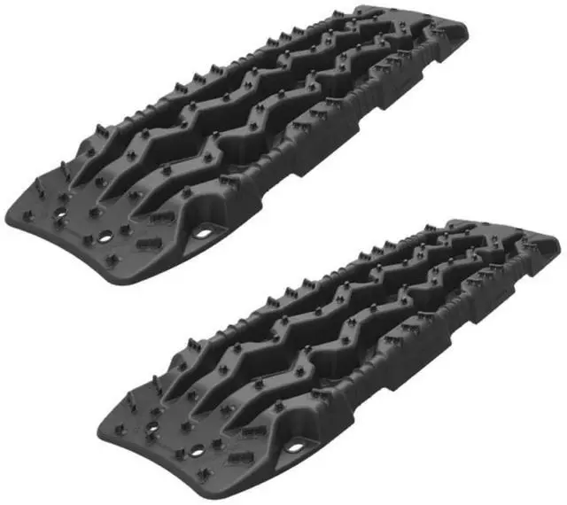 Main image of ARB TREDPROBB Vehicle Recovery Boards Traction Tracks and Extraction Device for Off-Road Mud, Sand, Snow, Black with Black Teeth