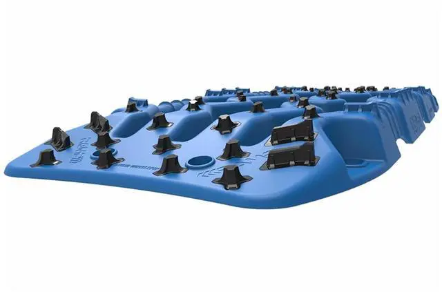 Alt view image 7 of 7 - TRED PRO TREDPROBU Recovery Boards Traction Tracks with Teeth, EXOTRED Composite Construction SIPE-LOCK Grip Profile. Ideal for unstocking your 4x4 vehicle Blue / Black
