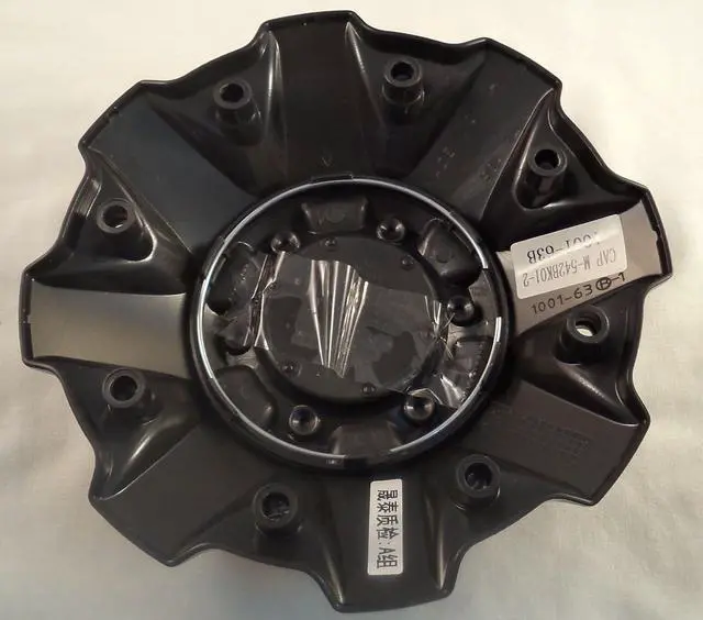 Alt view image 4 of 4 - Fuel Wheels Matte Black Custom Center Cap Set of One (1) # 1001-63B 5-6 LUG