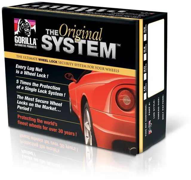 Alt view image 2 of 3 - Gorilla Automotive 76604N "The System" Duplex Acorn Wheel Locks (14mm x 2.00 Thread Size) - For 6 Lug Wheels