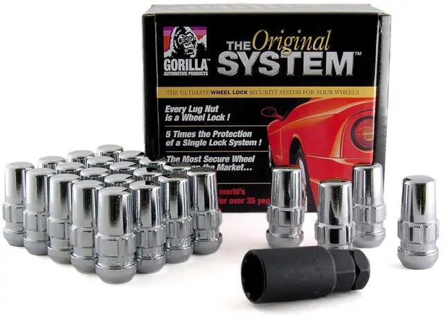 Main image of Gorilla Automotive 76604N "The System" Duplex Acorn Wheel Locks (14mm x 2.00 Thread Size) - For 6 Lug Wheels