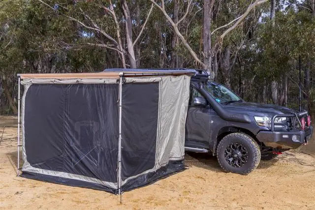 Alt view image 5 of 7 - ARB 813208A Awning Room Accesory (Deluxe w/Floor 2000mm x 2500mm Heavy Duty) for ARB Awning 814409 2000x25000