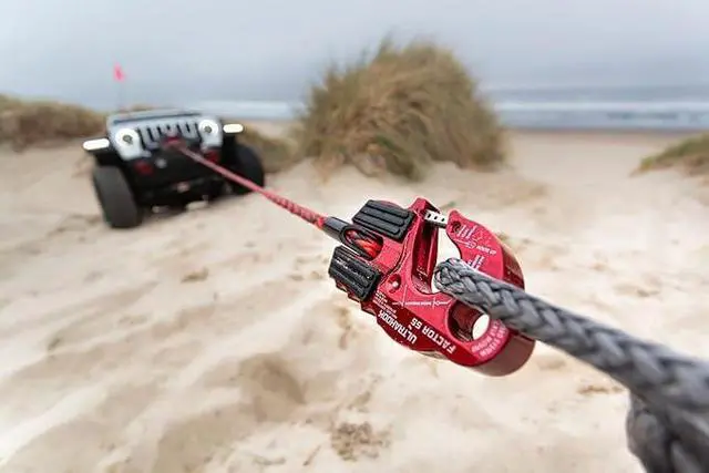 Alt view image 4 of 4 - Factor 55 00020-14 Hitchlink 2.0 Rated at 9500 lb Ultimate Failure at 51,000 lb Convert Your Vehicles Hitch Receiver into a Recovery Point. Ideal for 4x4 Off Road Adventures OD Green