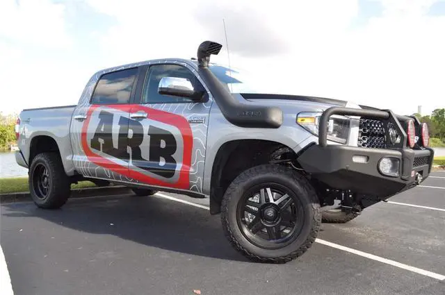 Main image of ARB SS56HF Safari Snorkel Air Intake kit V-SPEC For Toyota Tundra 2014-2021, Ideal for protecting your engine from dust, water while traveling along extreme conditions