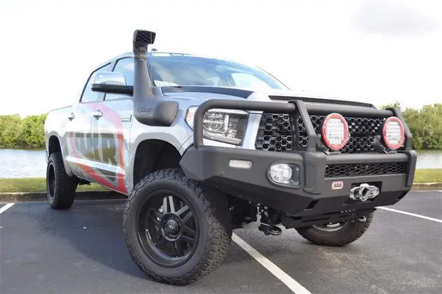 Alt view image 2 of 4 - ARB SS56HF Safari Snorkel Air Intake kit V-SPEC For Toyota Tundra 2014-2021, Ideal for protecting your engine from dust, water while traveling along extreme conditions