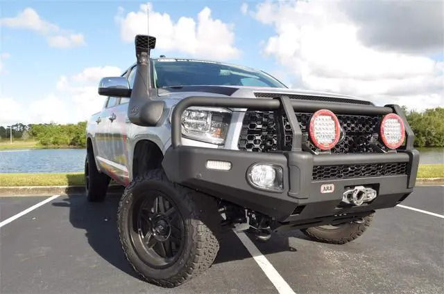 Alt view image 3 of 4 - ARB SS56HF Safari Snorkel Air Intake kit V-SPEC For Toyota Tundra 2014-2021, Ideal for protecting your engine from dust, water while traveling along extreme conditions