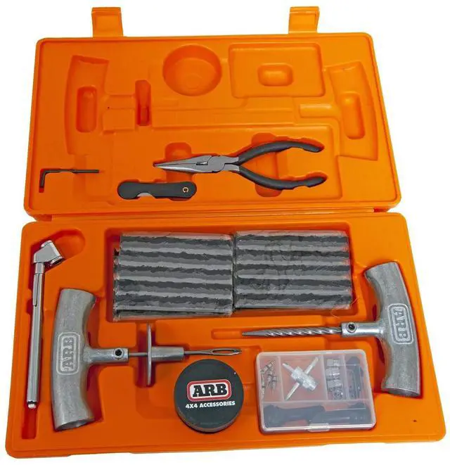 Main image of ARB 10000011 Speedy Seal 2 - Universal Heavy Duty Tire Repair Kit For Car, Truck, RV, Jeep, ATV, Motorcycle, Tractor, Trailer. Flat Tire Puncture Repair Kit Fix Punctures and Plug Flats 50 String Plug