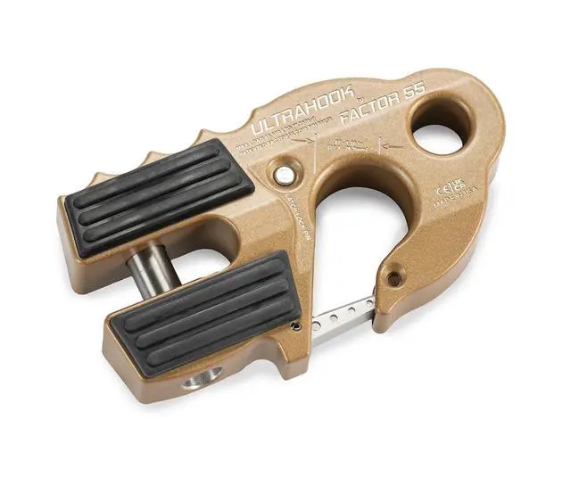 Alt view image 2 of 4 - Factor 55 00250-92 Ultrahook Winch Hook Closed System Shackle Max Load 16,000 lbs ULT Strength Shackle Pin Mount 48,000 lbs Offroad 4x4 Adventure Bronze
