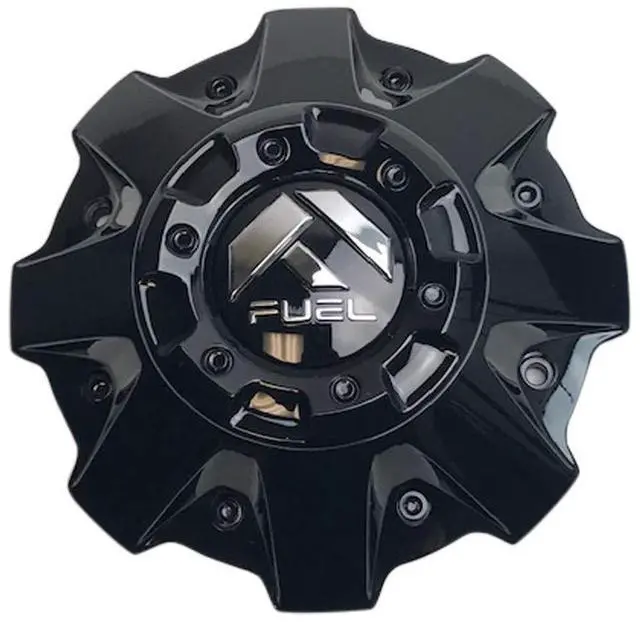 Main image of Fuel Offroad Wheels 1001-63GBR Gloss Black Center Cap with Black Rivets