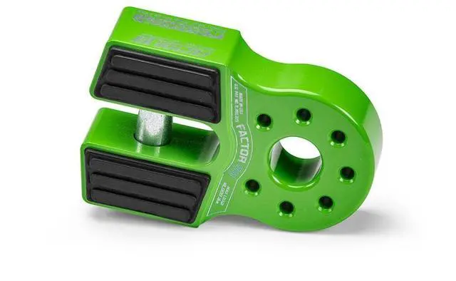 Main image of Factor 55 00050-08 Flatlink Original Folding Winch Shackle Bracket Max Load Rating 16,000 lb Ultimate Failure Greater Than 40,000 lb Ideal for 4x4 Off Road Adventures Green