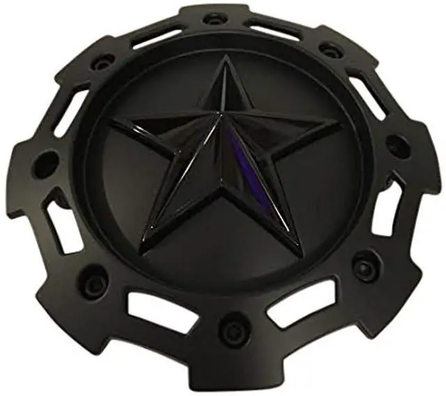 Main image of KMC XD Series Rockstar 2 SC-205 S1403-09 Black on Black 5 and 6 Lug Center Cap