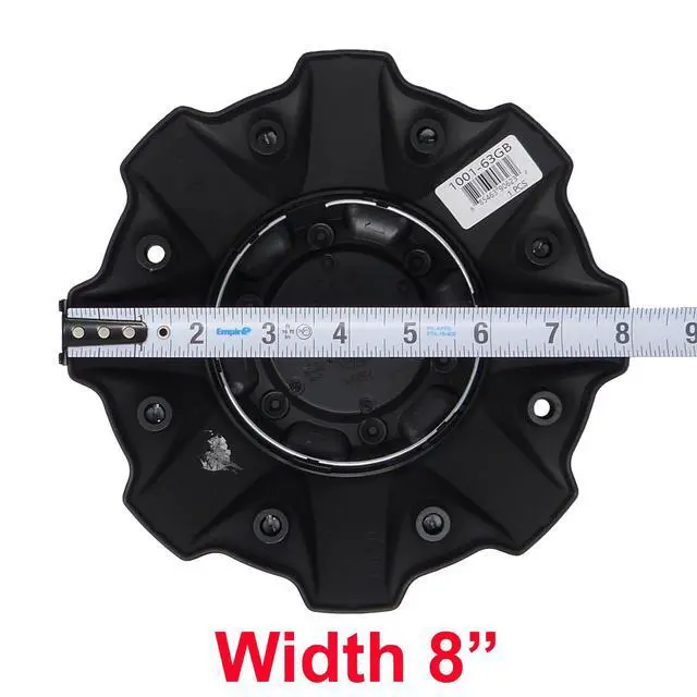Alt view image 3 of 3 - Fuel 1PC FUEL MB CAP 5/6 LUG - GB LOGO RIVETS - 1001-63BLD