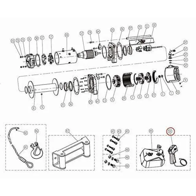 Alt view image 4 of 4 - SmittyBilt REMOTE CONTROL - SB97495-50