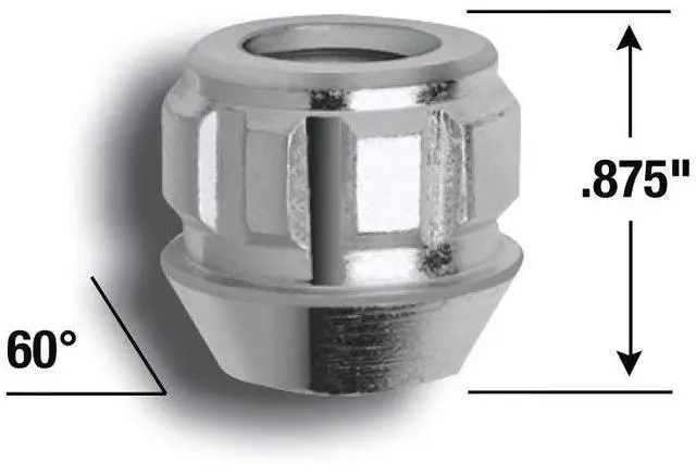 Alt view image 2 of 2 - Gorilla Automotive 78681N Acorn Open End Wheel Locks (1/2" Thread Size)