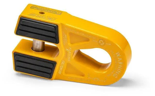Main image of Factor 55 00080-03 Flatlink E (Expert) Replaces Conventional Winch Hook with a Stronger Shackle/D-Ring Mount Maximum Load 16,000 lb Ultimate Failure Greater Than 40,000 lb Yellow