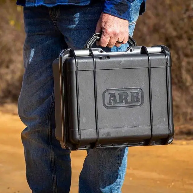 Alt view image 6 of 7 - ARB CKMP12V2 PORTABLE AIR COMPRESSOR HIGH OUTPUT and PERFORMANCE in a HEAVY DUTY BOX with upgraded features