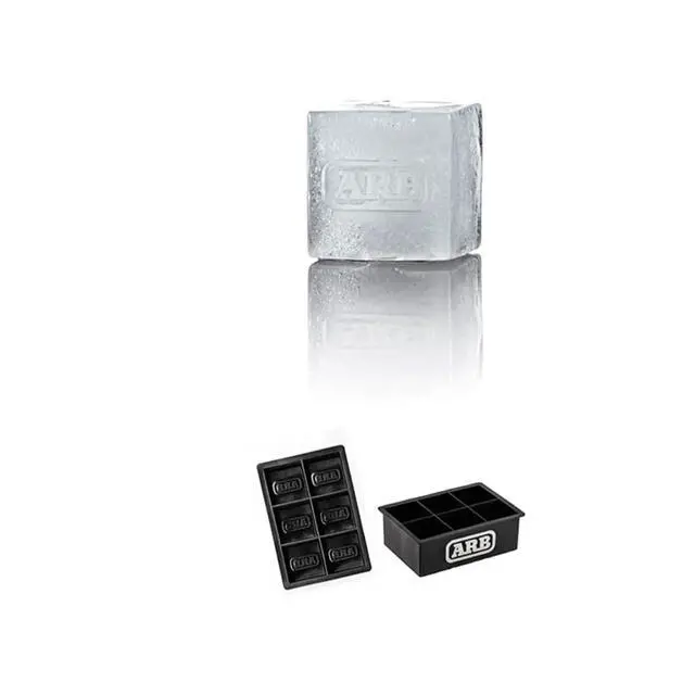 Alt view image 4 of 4 - ARB 217811 Ice Cubes Silicone Tray Mould Gift Box to make 6 Clear and Large ARB Logo Ice Cubes, Reusable, BPA Free, for Coctails and Scotch Whiskey, Slow Melting Molds