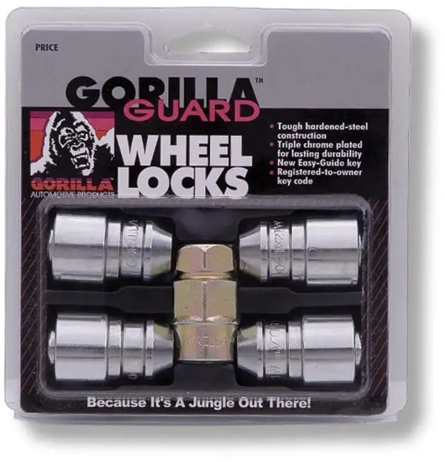 Main image of Gorilla Automotive 61681 Acorn Gorilla Guard Locks (1/2" Thread Size) - Pack of 4