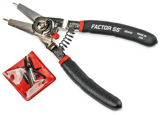 Main image of Factor 55 00440 Snap Ring Pliers Ideal for installing of snap rings, required for Factor55 products that require snap ring pliers for installation.