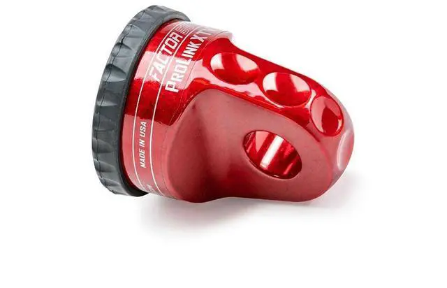 Main image of Factor 55 00110-01 Prolink XTV Shackle D Ring for use with Steel Cables Synthetic Ropes up to 5/16 in Max Load Rating 6000 lb Ultimate Failure 22,000 lb Ideal for 4x4 Off Road Trips - Red