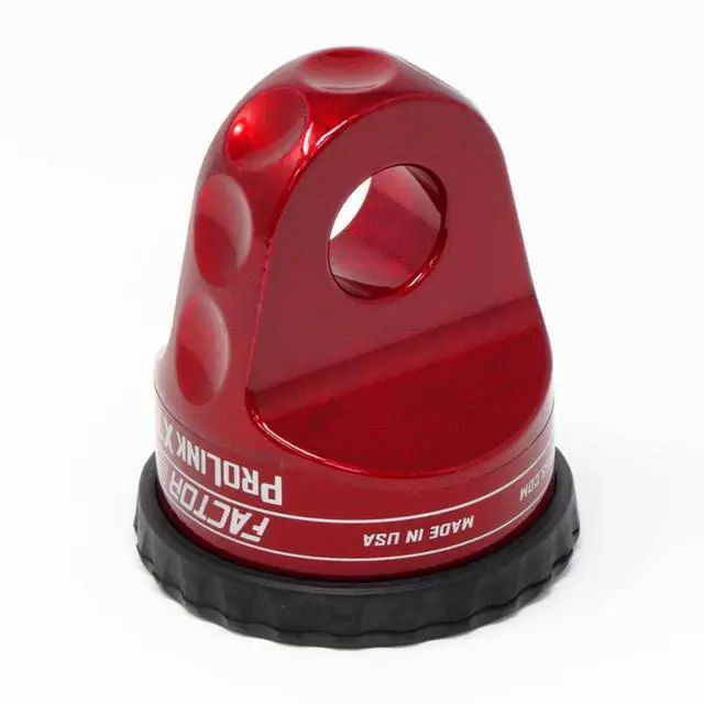 Alt view image 2 of 4 - Factor 55 00110-01 Prolink XTV Shackle D Ring for use with Steel Cables Synthetic Ropes up to 5/16 in Max Load Rating 6000 lb Ultimate Failure 22,000 lb Ideal for 4x4 Off Road Trips - Red
