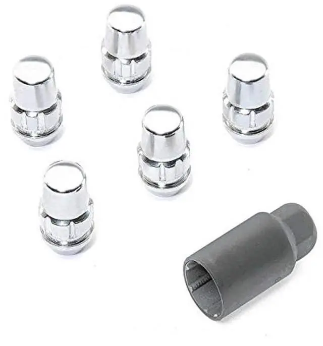 Main image of Gorilla Automotive Products 71481NB5 5 Wheel Lock Compatible with Jeep JK 3/4 Hex.