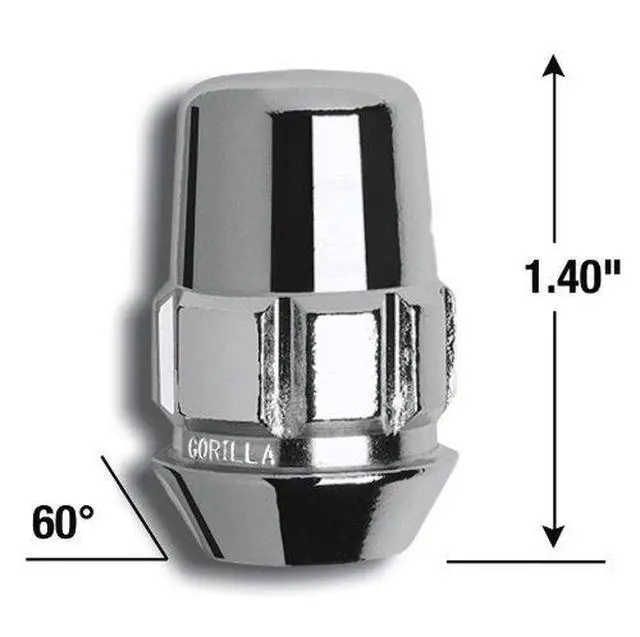Alt view image 3 of 3 - Gorilla Automotive Products 71481NB5 5 Wheel Lock Compatible with Jeep JK 3/4 Hex.