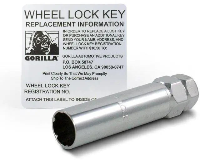 Alt view image 3 of 3 - Gorilla Automotive 21631SD Small Diameter Wheel Locks (12mm x 1.50 Thread Size)