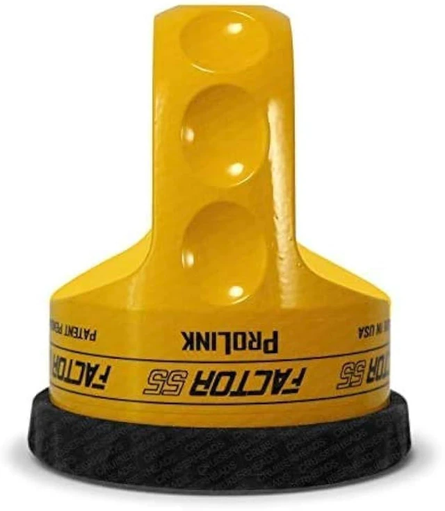 Alt view image 3 of 6 - Factor55 00015-03 Prolink Original shackle mount replaces winch hook with stronger shackle D ring mount Max load rt.16,000 lb compatible with steel or synthetic ropes for off road adventures - Yellow
