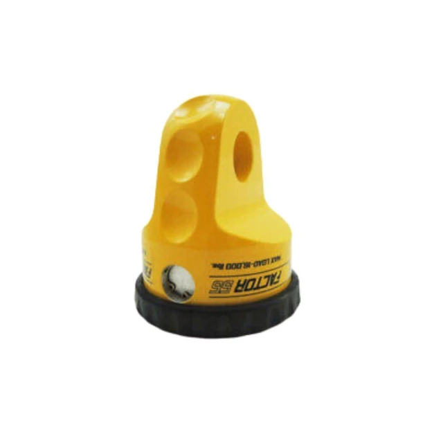 Alt view image 4 of 6 - Factor55 00015-03 Prolink Original shackle mount replaces winch hook with stronger shackle D ring mount Max load rt.16,000 lb compatible with steel or synthetic ropes for off road adventures - Yellow