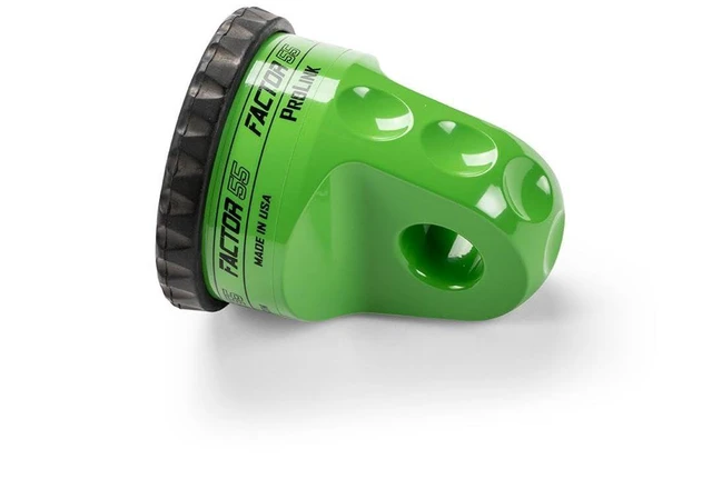 Main image of Factor 55 00015-08 Prolink Original Shackle Mount Replaces Winch Hook with a Stronger Shackle D Ring Mount Max Load Rating 16,000 lb. Ideal for 4x4 Off Road Adventures - Green