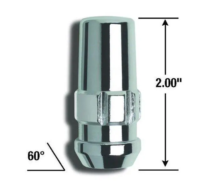 Alt view image 2 of 3 - Gorilla Automotive 76691N Duplex Acorn Wheel Locks (9/16" Thread Size)