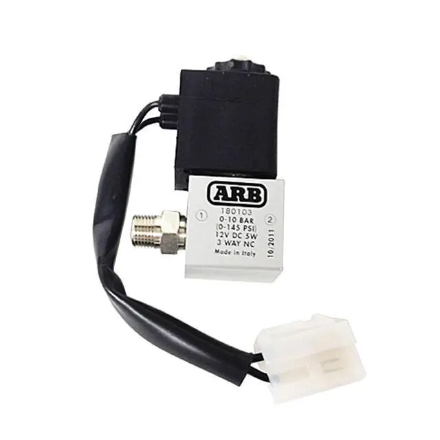 Alt view image 2 of 5 - ARB 180103 Aluminum Solenoid 12VDC 1/8" This is ARB's official replacement 12v electric Air Solenoid.