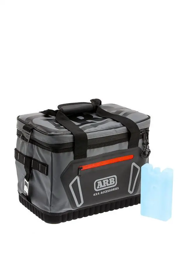 Alt view image 3 of 7 - ARB 10100376 Collapsible Cooler Bag with Plastic Ice Cooler Brick to Retain Ice for up to 12 Hours That Folds Flat