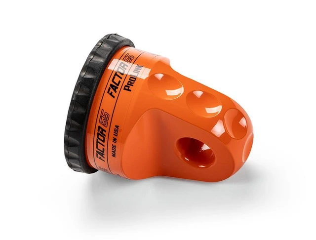 Main image of Factor 55 00015-07 Prolink Original Shackle Mount Replaces Winch Hook with a Stronger Shackle D Ring Mount Max Load Rating 16,000 lb. Ideal for 4x4 Off Road Adventures - Orange